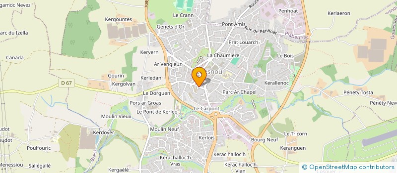 localisation de l'entreprise SERENI-TY à GOUESNOU