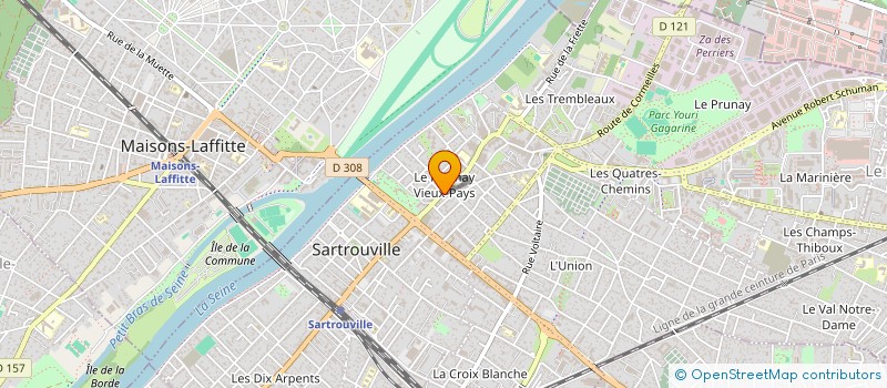 localisation de l'entreprise SERENIA  SARTROUVILLE