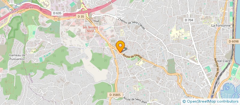 localisation de l'entreprise SERENIA à ANTIBES