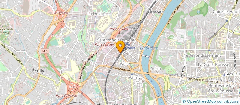 localisation de l'entreprise SERENICAR LYON 9 GENEVOIS  LYON