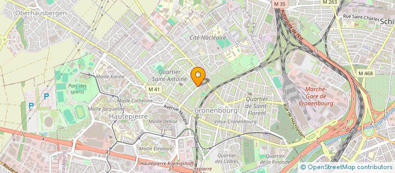 localisation de l'entreprise SERENICLE à STRASBOURG