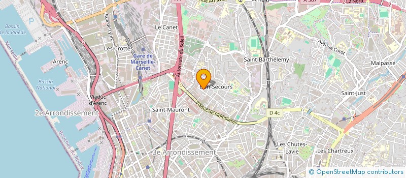 localisation de l'entreprise SERENIDEL GESTION à MARSEILLE
