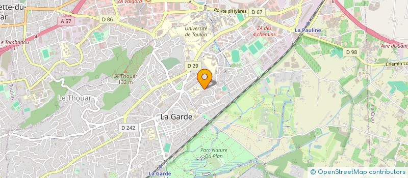 localisation de l'entreprise SERENIMAZ à LA GARDE