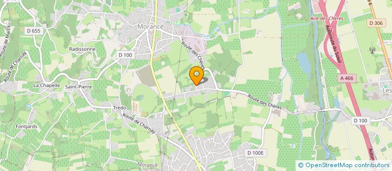 localisation de l'entreprise SERENIMMO  MORANCE