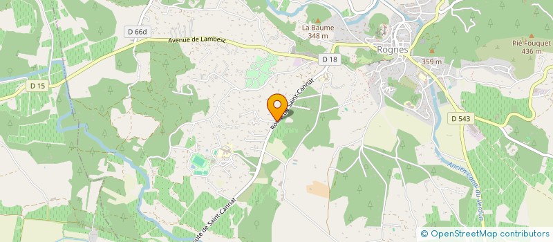 localisation de l'entreprise SERENIS  ROGNES