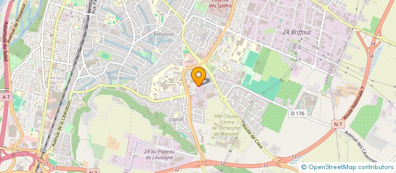localisation de l'entreprise SERENIS ASSURANCES à VALENCE
