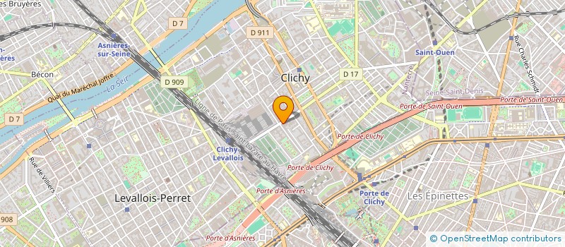 localisation de l'entreprise SERENIS GRAND EST à CLICHY