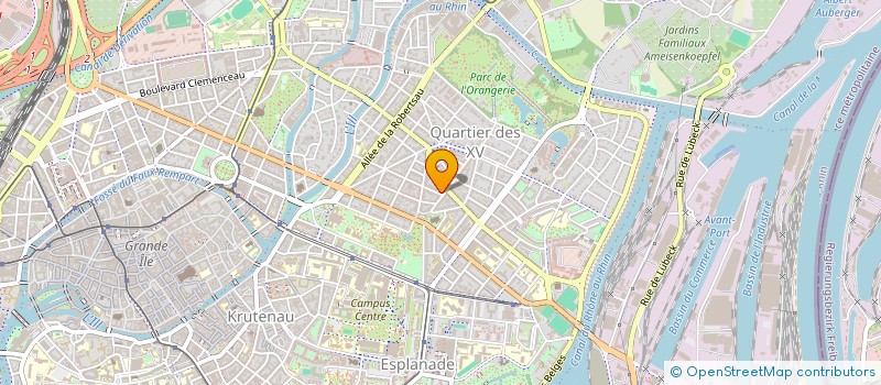 localisation de l'entreprise SERENIT'UDE à STRASBOURG