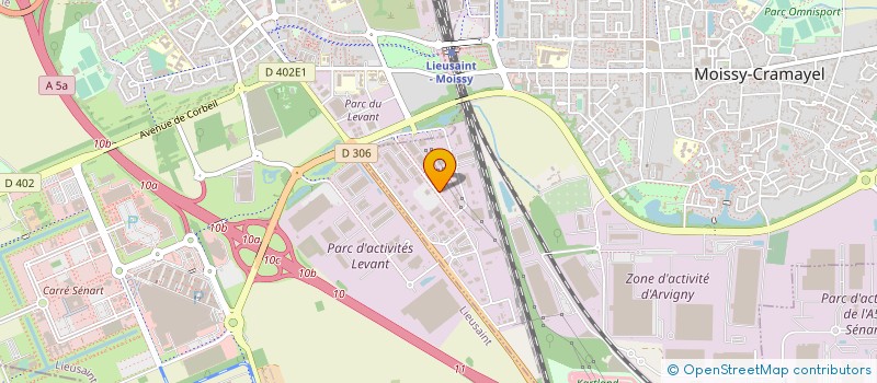 localisation de l'entreprise SERENITE 3 D à EVRY-COURCOURONNES