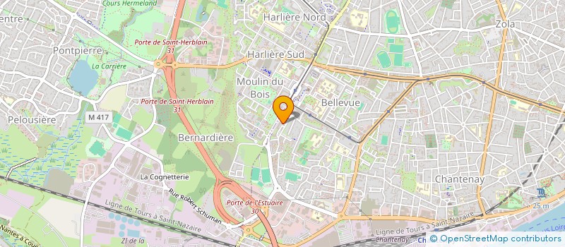 localisation de l'entreprise SERENITE à NANTES