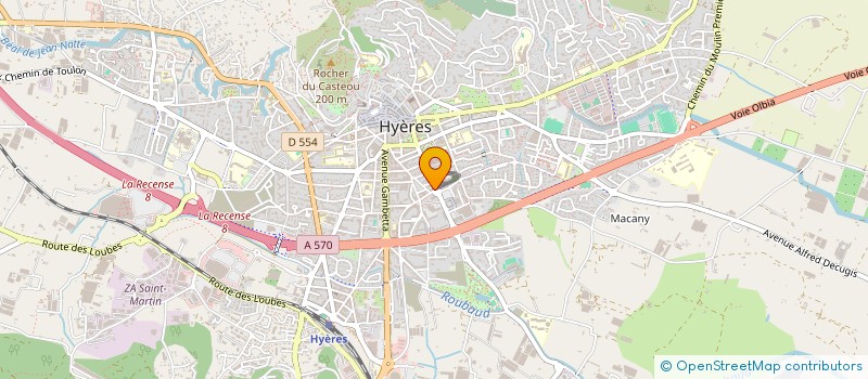 localisation de l'entreprise SERENITE à HYERES