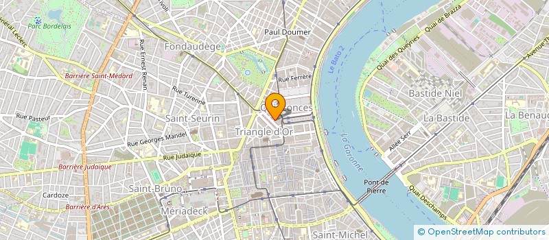 localisation de l'entreprise SERENITE  BORDEAUX