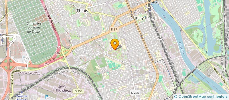localisation de l'entreprise SERENITE à THIAIS
