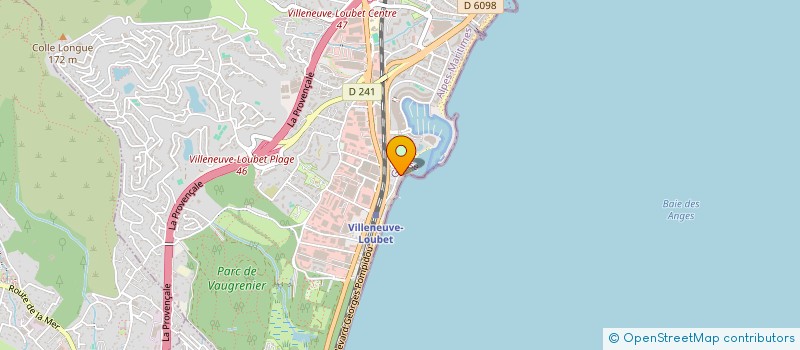 localisation de l'entreprise SERENITE à VILLENEUVE-LOUBET