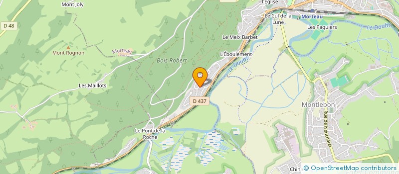 localisation de l'entreprise SERENITE  MORTEAU