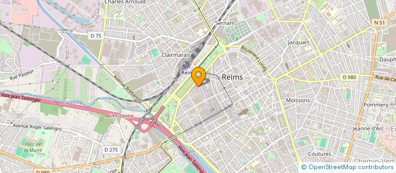 localisation de l'entreprise SERENITE à REIMS