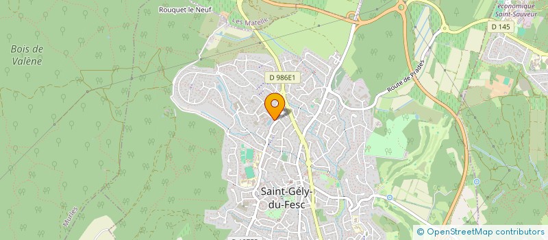 localisation de l'entreprise SERENITE  SAINT-GELY-DU-FESC