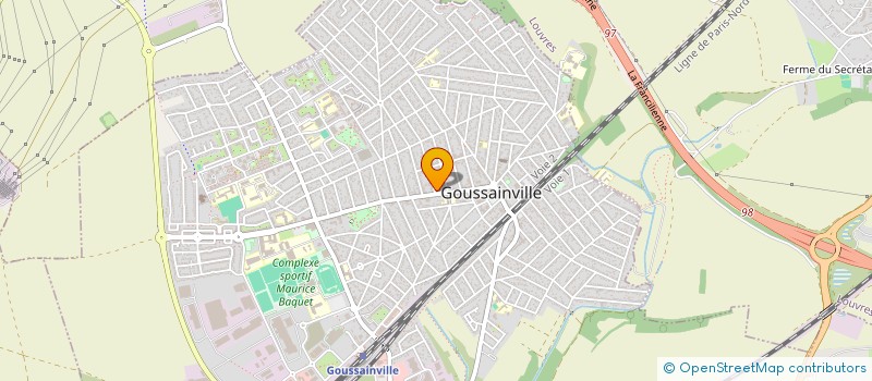 localisation de l'entreprise SERENITE à GOUSSAINVILLE