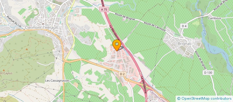 localisation de l'entreprise SERENITE  CLERMONT-L'HERAULT