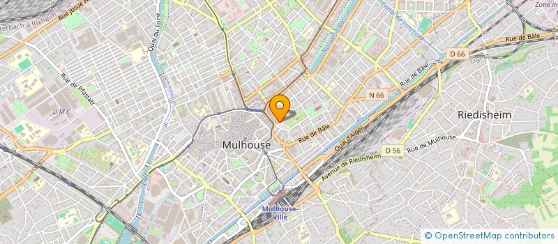 localisation de l'entreprise SERENITE  MULHOUSE