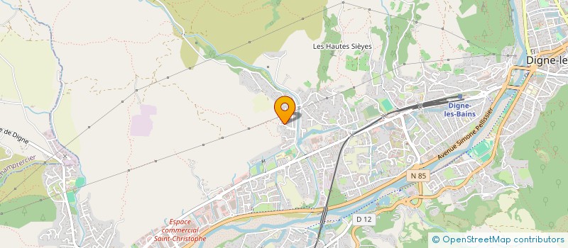 localisation de l'entreprise SERENITE à DIGNE-LES-BAINS