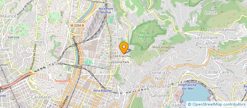 localisation de l'entreprise SERENITE  NICE