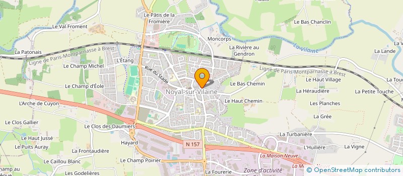 localisation de l'entreprise SERENITE ACTIVE  NOYAL-SUR-VILAINE