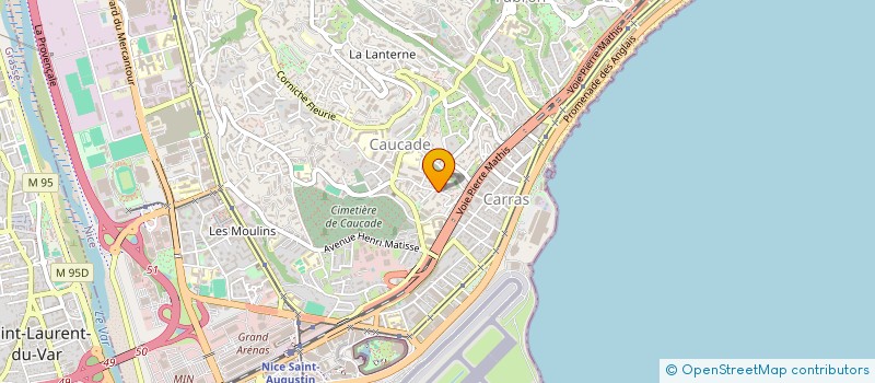 localisation de l'entreprise SERENITE ADMIN-SERVICES  NICE