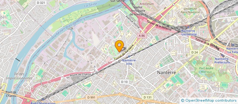 localisation de l'entreprise SERENITE AU FEMININ  NANTERRE