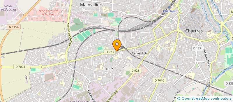 localisation de l'entreprise SERENITE CONDUITE à LUCE