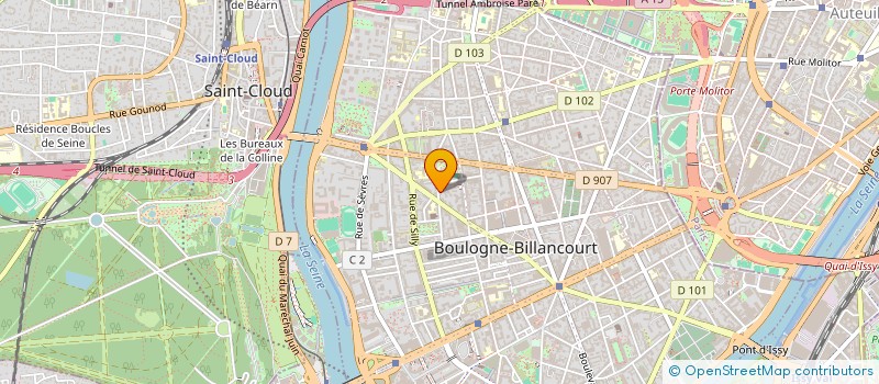 localisation de l'entreprise SERENITE CONFORT SECURITE à BOULOGNE-BILLANCOURT