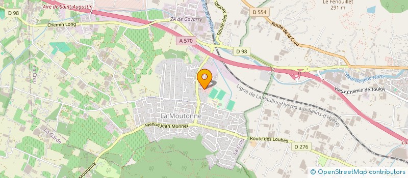 localisation de l'entreprise SERENITE CONSEIL à LA CRAU