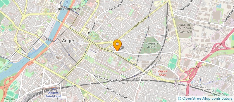 localisation de l'entreprise SERENITE ENTRETIENS à ANGERS