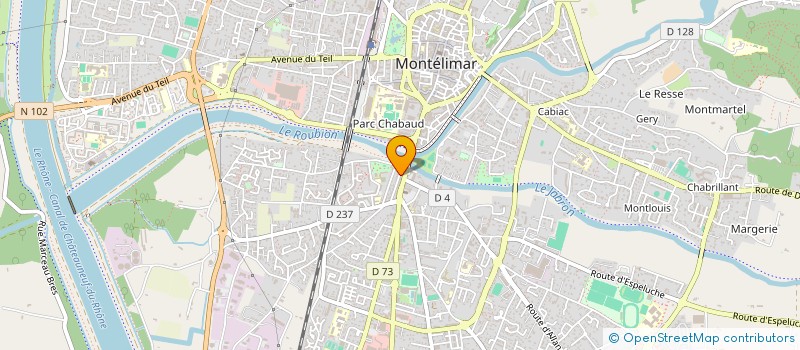 localisation de l'entreprise SERENITE HABITAT  MONTELIMAR