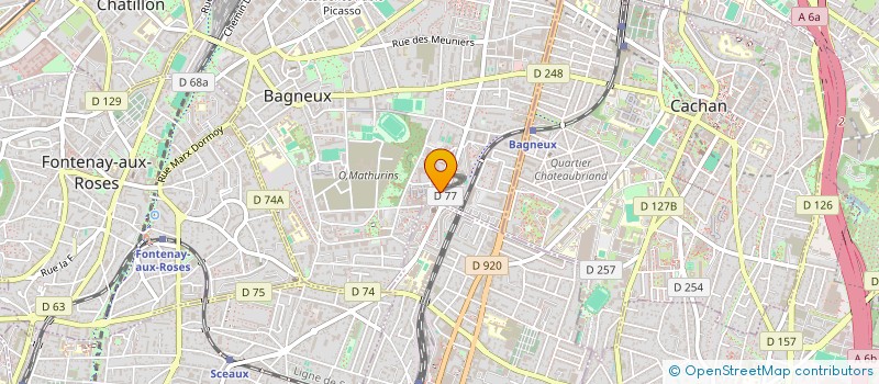 localisation de l'entreprise SERENITE HOME à BAGNEUX