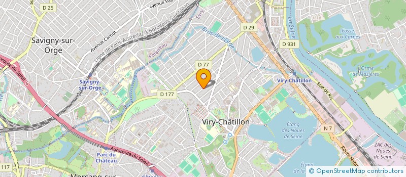 localisation de l'entreprise SERENITE INCENDIE  VIRY-CHATILLON