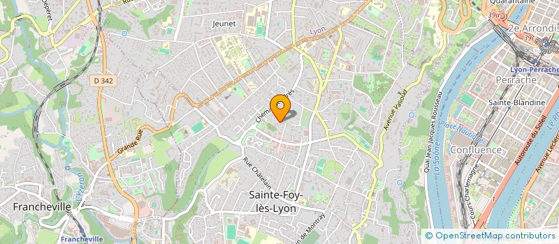 localisation de l'entreprise SERENITE INVEST ET CONSULTING  SAINTE-FOY-LES-LYON