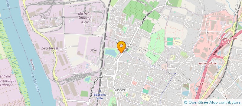 localisation de l'entreprise SERENITE NUISIBLES  BASSENS