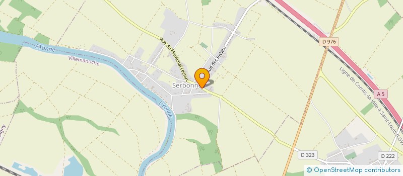 localisation de l'entreprise SERENITE-SAP  SERBONNES