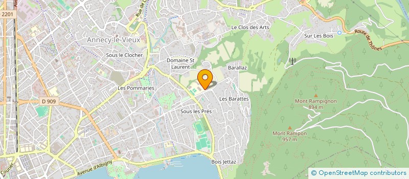 localisation de l'entreprise SERENITE SENIOR à ANNECY