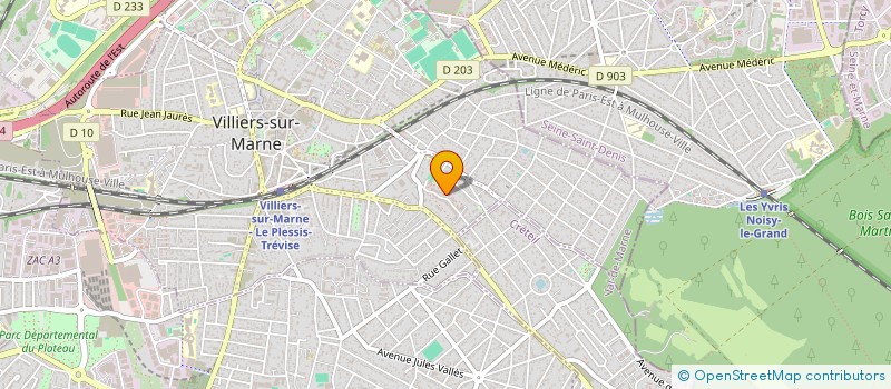 localisation de l'entreprise SERENITE SERVICE PLUS à VILLIERS-SUR-MARNE