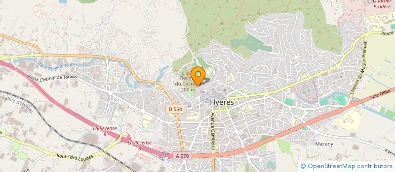 localisation de l'entreprise SERENITE SERVICES à HYERES