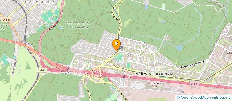 localisation de l'entreprise SERENITE TRANSPORT SERVICES  VELIZY-VILLACOUBLAY