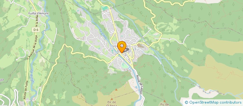 localisation de l'entreprise SERENITE VERMEILLE à VERNET-LES-BAINS
