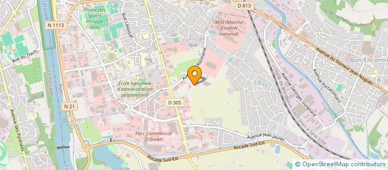 localisation de l'entreprise SERENITIA  BOE