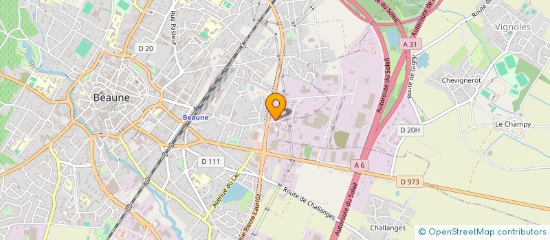 localisation de l'entreprise SERENITIQUE à BEAUNE