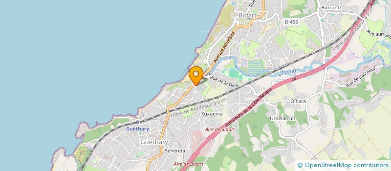 localisation de l'entreprise SERENITISSIMMO  BIDART