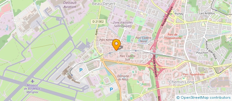 localisation de l'entreprise SERENITY à MERIGNAC