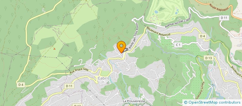 localisation de l'entreprise SERENITY  CABRIS