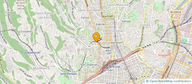 localisation de l'entreprise SERENITY  NICE